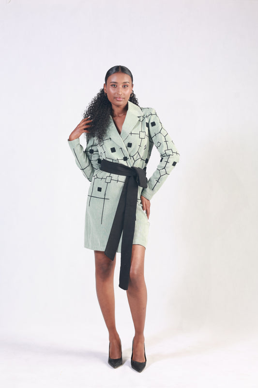 Blazer with Ethiopian Embroidery