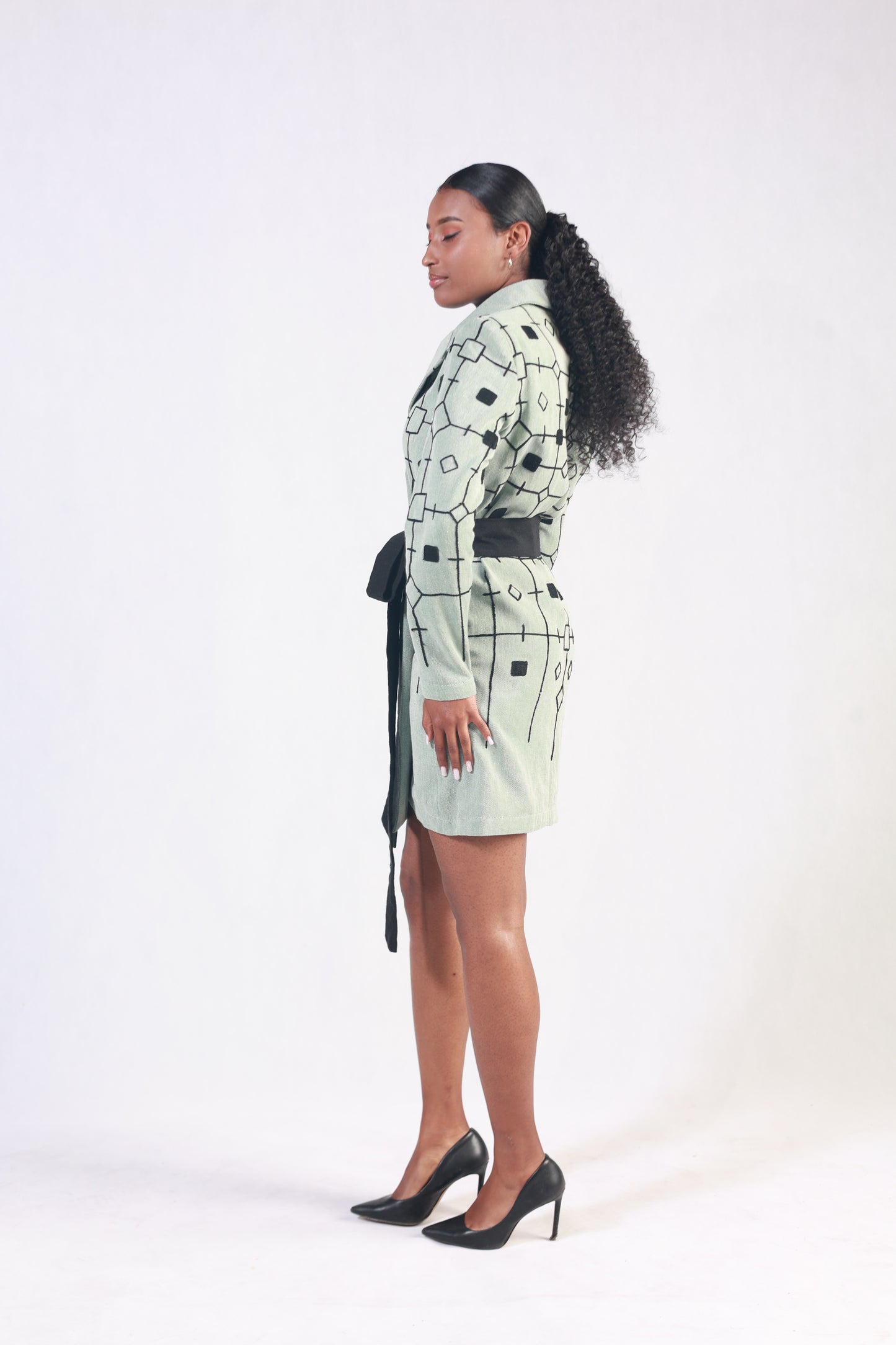 Blazer with Ethiopian Embroidery