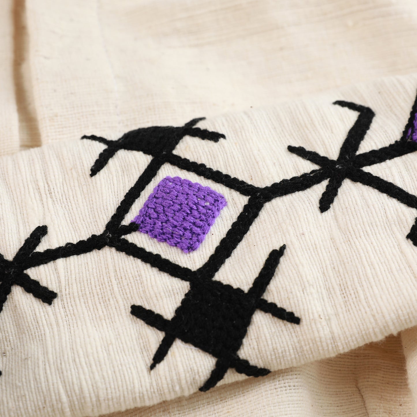 Black with Purple Design Crop top coat with trouser Habesha Libs , Modern Ethiopian Cloth